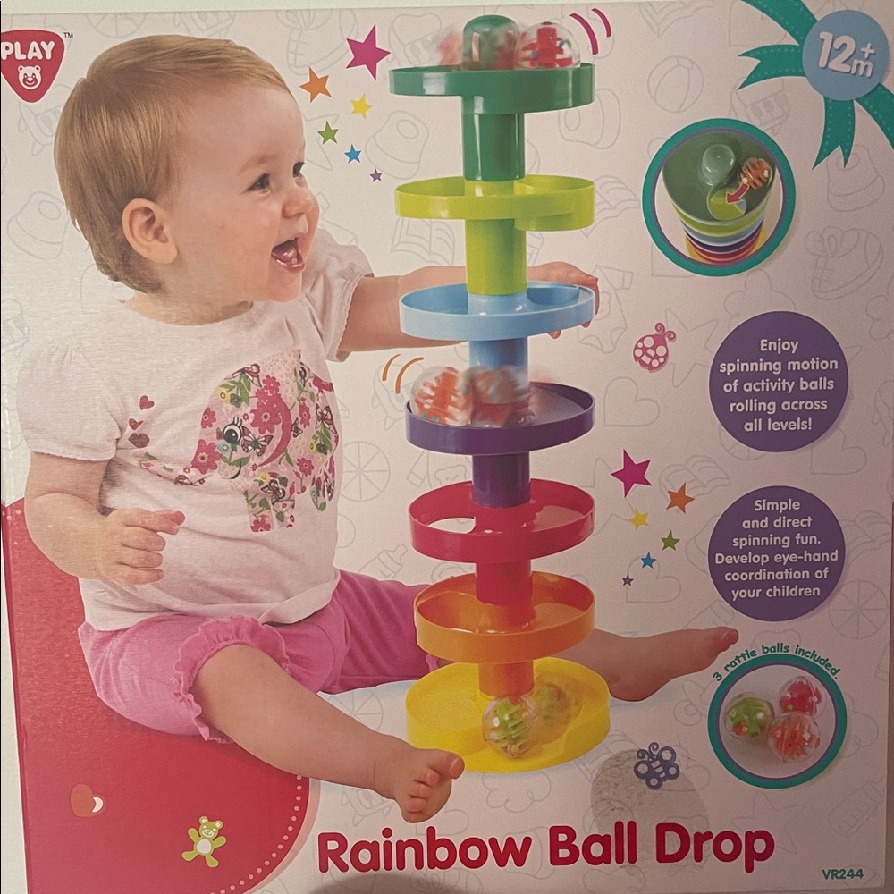 Rainbow Ball Drop Toy